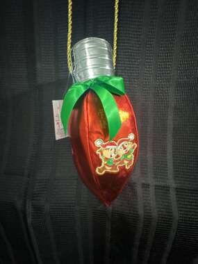 Disney Parks Epcot Festival of the Holidays 2019 Chip 'n Dale Light Bulb Crossbo